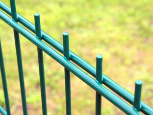 Plotový panel 2D DOUBLE 6/5/6/v 1430 x š 2500 / ZN+PVC6005 Zelený