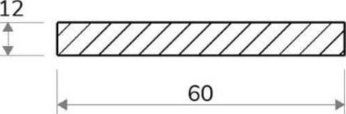 Edelstahl Flachmaterial 60x12mm – V2A 1.4301, Gebeizt & Blank, Bis 50% Reduziert