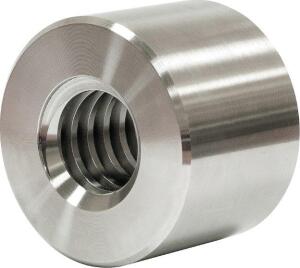 Matice trapézová Tr30x6, kruhová, Nerez, levý závit