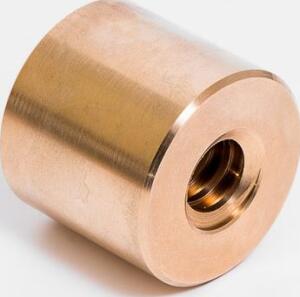 Trapezgewindemutter Tr24x5, runde, Bronze, rechtes Gewinde