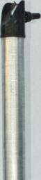 Vzpěra pro kulatý plot. sloupek/výška 1500 mm/38 x1,25 mm/ZN Pozink