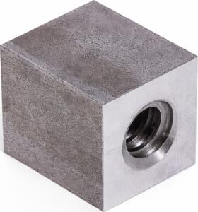 Matice trapézová Tr36x6, čtyřhranná, ocelová 11SMnPb30, pravý závit