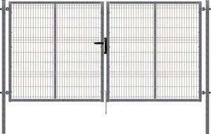 Brána 2křídlá/3D panel/š 4118 x v 2045/ ZN Pozinkovaná