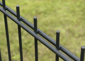 Plotový panel 2D DOUBLE 6/5/6/v 1230 x š 2500 / ZN+PVC7016 Antracit